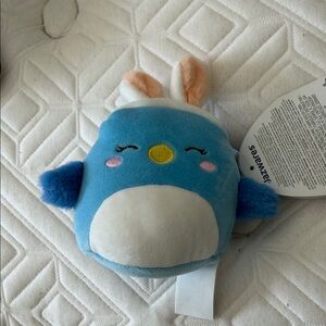 Squishmallows Blue and White Plush Toy